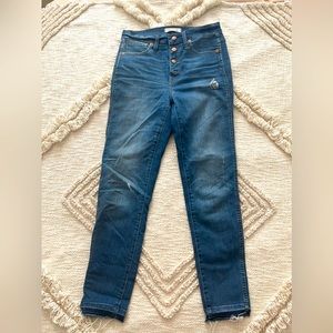 Madewell 10” high-rose skinny jeans